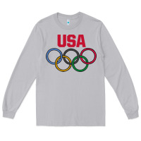 Moon Dust Olympic Rings Long Sleeve Tee - artisFamous