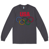 Smoke Olympic Rings Long Sleeve Tee - artisFamous