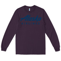 Plum Alaska Airlines Long Sleeve Tee - artisFamous