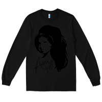 Black Amy Winehouse Long Sleeve Tee - artisFamous