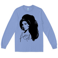 Colony Blue Amy Winehouse Long Sleeve Tee - artisFamous