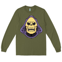 Army Green Vintage Skeletor Long Sleeve Tee - artisFamous