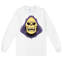 White Vintage Skeletor Long Sleeve Tee - artisFamous