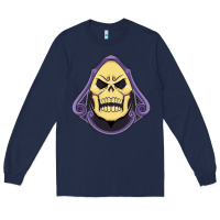 Navy Vintage Skeletor Long Sleeve Tee - artisFamous