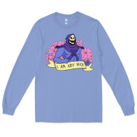 Colony Blue Vintage Skeletor ı am not nice Long Sleeve Tee - artisFamous
