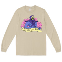 Mushroom Vintage Skeletor ı am not nice Long Sleeve Tee - artisFamous