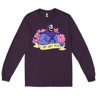 Plum Vintage Skeletor ı am not nice Long Sleeve Tee - artisFamous