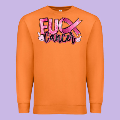 Fuck Breast Cancer Premium Sweatshirt Designed By Ranaportraitstore