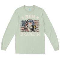Matcha Ben Drankin 4th of July Patriotic Funny T-Shirt Long Sleeve Tee - artisFamous