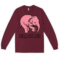 Burgundy delirium tremens Long Sleeve Tee - artisFamous