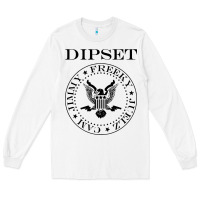 White dipset diplomats Long Sleeve Tee - artisFamous