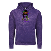Cloud Purple spooky mama Vintage Hoodie - SublimationCraftShop