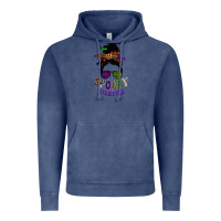 Vintage Denim spooky mama Vintage Hoodie - SublimationCraftShop
