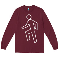 Burgundy everyday im shufflin Long Sleeve Tee - artisFamous