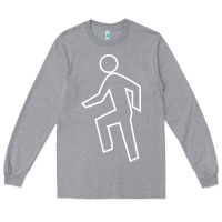 Heather Grey everyday im shufflin Long Sleeve Tee - artisFamous