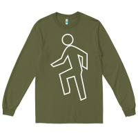 Army Green everyday im shufflin Long Sleeve Tee - artisFamous