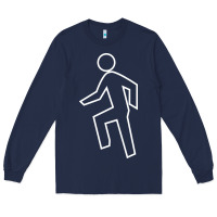 Navy everyday im shufflin Long Sleeve Tee - artisFamous