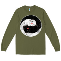 Army Green ferret harmony Long Sleeve Tee - artisFamous