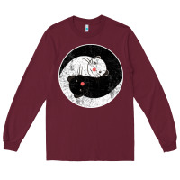 Burgundy ferret harmony Long Sleeve Tee - artisFamous