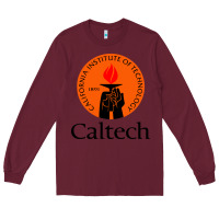 Burgundy caltech california institute Long Sleeve Tee - artisFamous