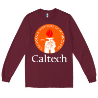 Burgundy caltech california institute Long Sleeve Tee - artisFamous