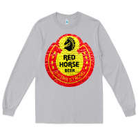 Moon Dust red horse Long Sleeve Tee - artisFamous