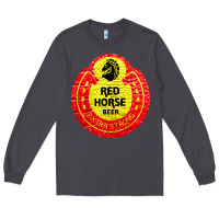 Smoke red horse Long Sleeve Tee - artisFamous
