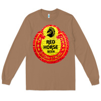 Toasted Coconut red horse Long Sleeve Tee - artisFamous