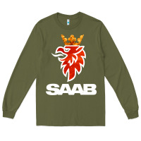 Army Green saab Long Sleeve Tee - artisFamous