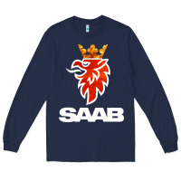 Navy saab Long Sleeve Tee - artisFamous