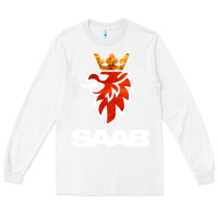 White saab Long Sleeve Tee - artisFamous