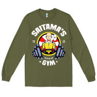 Army Green anime gym Long Sleeve Tee - artisFamous