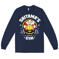 Navy anime gym Long Sleeve Tee - artisFamous