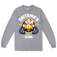 Heather Grey anime gym Long Sleeve Tee - artisFamous