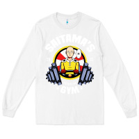 White anime gym Long Sleeve Tee - artisFamous