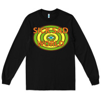 Black sick sad world Long Sleeve Tee - artisFamous
