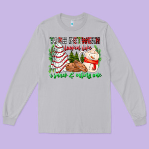 Torn Between Looking Like A Snack Eating One Long Sleeve Tee Designed By Cowhidedigitalart