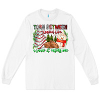 White Torn Between Looking Like A Snack Eating One Long Sleeve Tee - CowhideDigitalArt