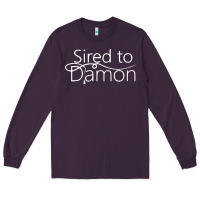 Plum sired to damon Long Sleeve Tee - artisFamous
