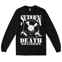 Black sudden death records Long Sleeve Tee - artisFamous