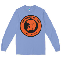 Colony Blue trojann records est 1968 Long Sleeve Tee - artisFamous