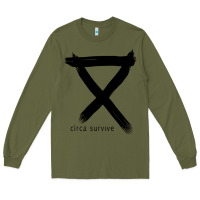 Army Green circa survive Long Sleeve Tee - artisFamous