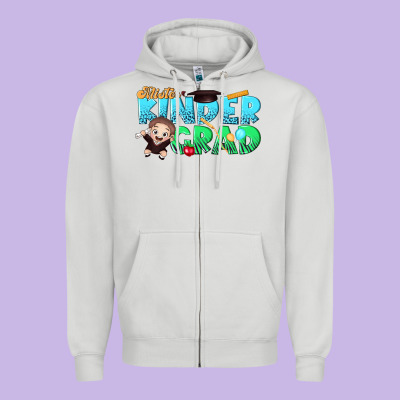 Mister Kinder Grad Zipper Hoodie Designed By Ranaportraitstore