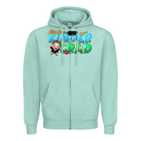 Seafoam mister kinder grad Zipper Hoodie - RanaPortraitStore