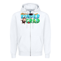 White mister kinder grad Zipper Hoodie - RanaPortraitStore
