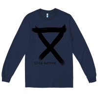 Navy circa survive Long Sleeve Tee - artisFamous