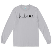 Moon Dust house music heartbeat Long Sleeve Tee - artisFamous