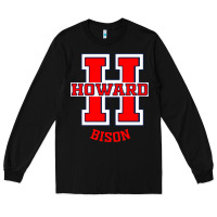 Black howard 1867 university Long Sleeve Tee - artisFamous