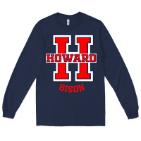Navy howard 1867 university Long Sleeve Tee - artisFamous