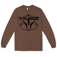 Chestnut i'm your huckleberry Long Sleeve Tee - artisFamous